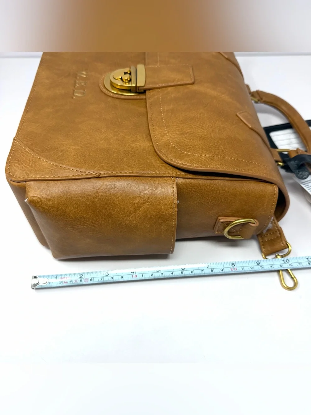 Walt’s Office Disney Company Store D23 2026 Vegan Leather Messenger Bag W.E.D.